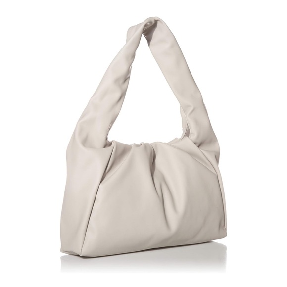 EUC The Drop Women's Janelle Gathered Shoulder Bag, Ice Grey, One Size - Picture 2 of 14